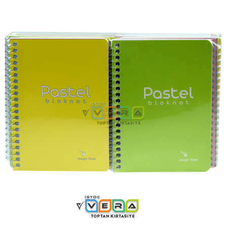 A6 Spiralli Pastel Not Defteri 50 YP