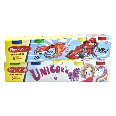 5 Renk 550 gr Oyun hamuru 24'lü Koli