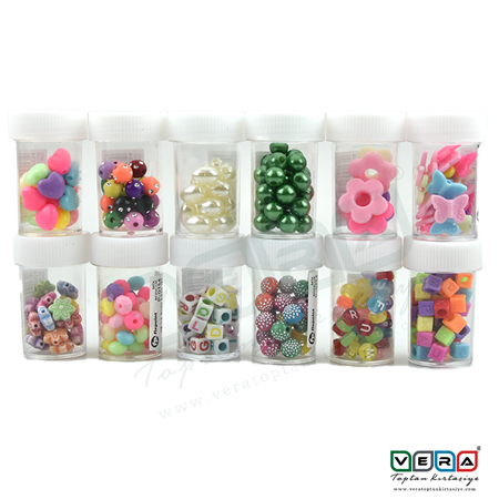 12 Farklı Model Boncuk Seti