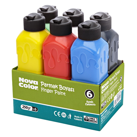 NOVA COLOR PARMAK BOYASI 250GR 6LI