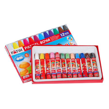 Fatih 12 renk pastel boya