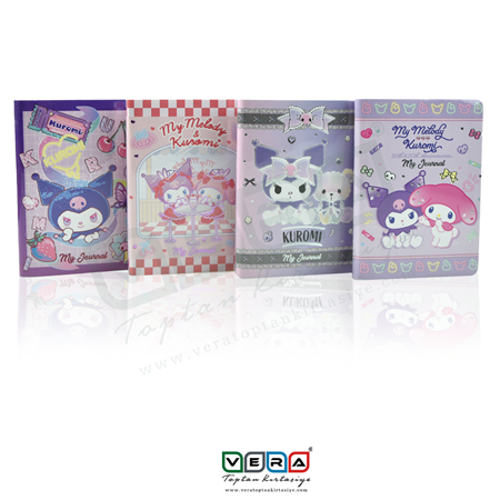 A7 KUROMI MİNİ JOURNAL A7 128YP 80GR