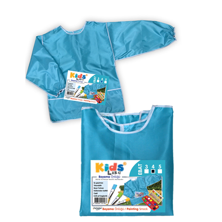 Kids Like Turkuaz 4 Numara Boya Önlüğü