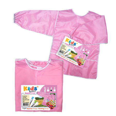 Kids Like Pembe 4 Numara Boya Önlüğü