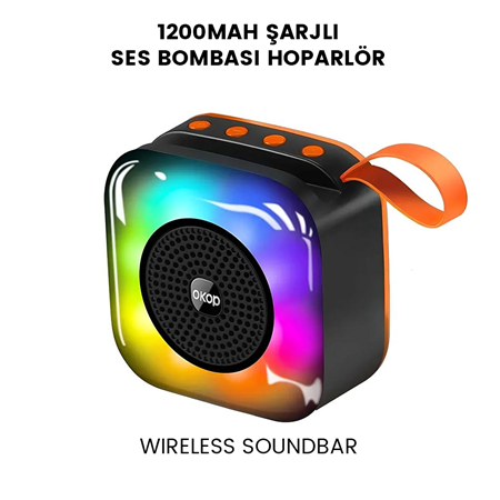 KP-561 Wireless soundbar Telefon Tutuculu Ses Bombası Hoparlör