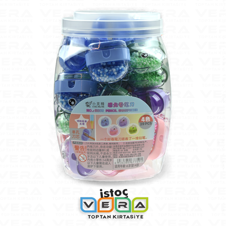 Dinazor Figürlü Boncuklu Kalemtraş 29 lu Paket