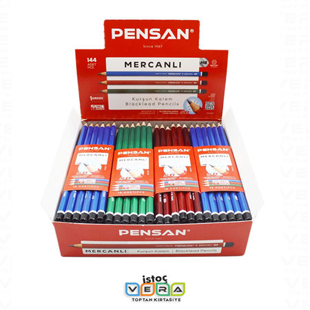 Pensan Mercanlı Kurşun Kalem 144'lü Paket