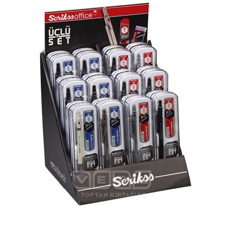 Scrikss Graph-x Color 3 Lü Set Premium Kalite