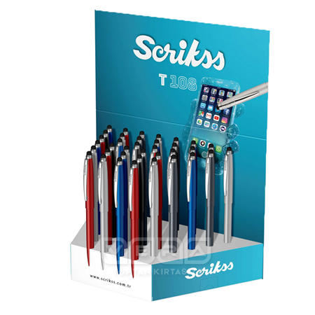 Scrikss T108 STYLUS  Tükenmez Kalem
