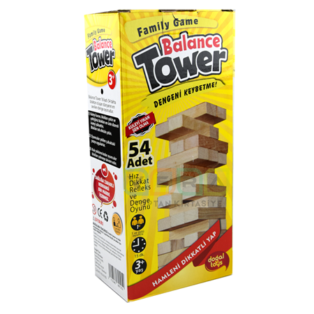 Balance Tower Ahşap Denge Oyunu jenga