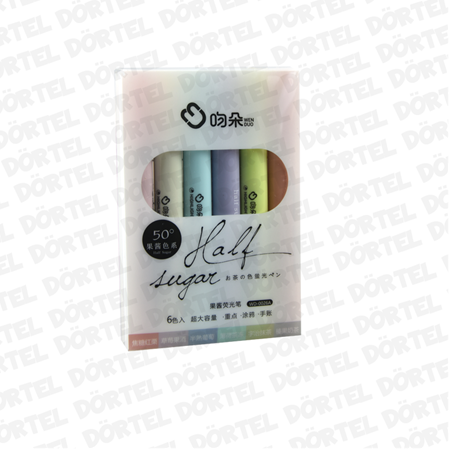 WD-0026 6 LI SOFT PASTEL FOSFORLU KALEM