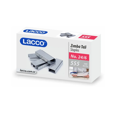 Lacco 24/6 Zımba Teli 10 lu paket