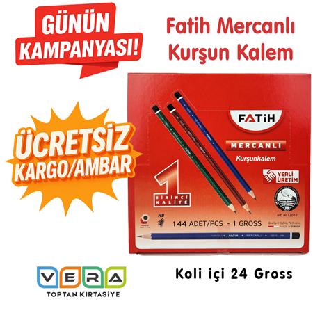 TOPTAN FATİH MERCANLI KURŞUN KALEM