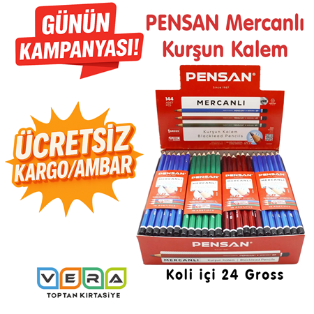 TOPTAN PENSAN MERCANLI KURŞUN KALEM