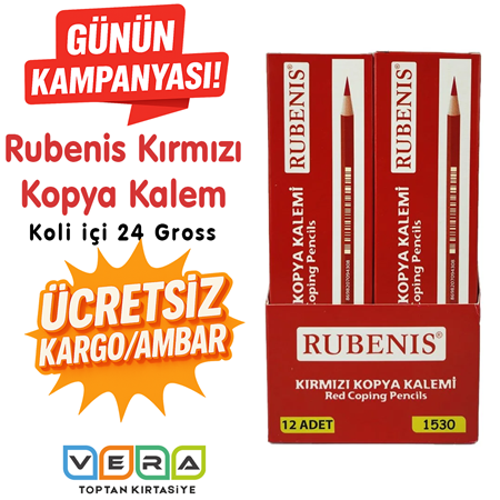 TOPTAN RUBENİS KIRMIZI KOPYA KALEM