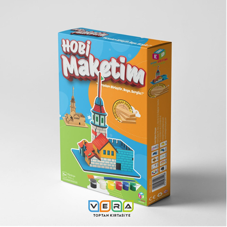 Ahşap Kız Kulesi Boyama Seti