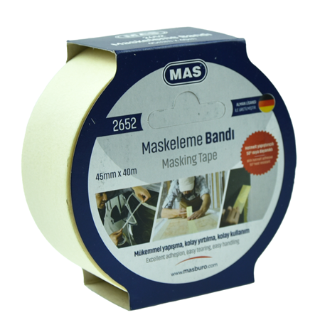 Mas 2652 Maskeleme Bandı Kağıt Bant 45x40