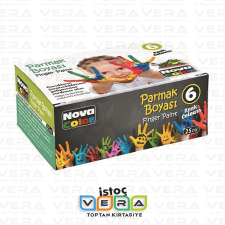 NOVA COLOR 25ML  6 LI PARMAK BOYASI