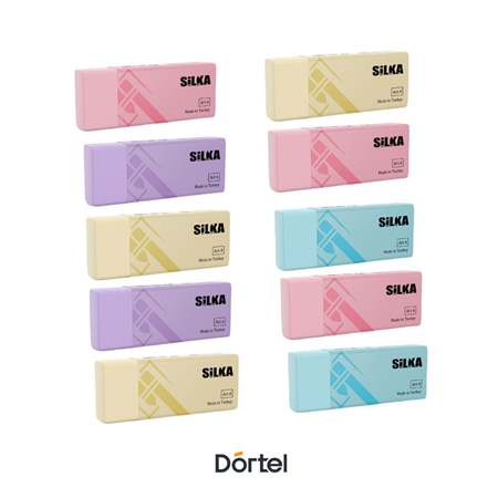 Silka Pastel Renkli 30'lu Silgi