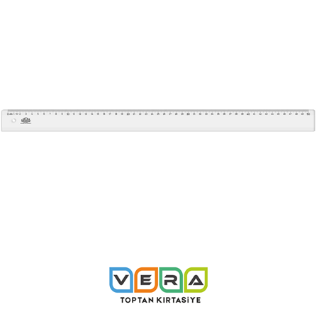 Hatas 50 CM Mercekli Lüks Cetvel 25 li Paket