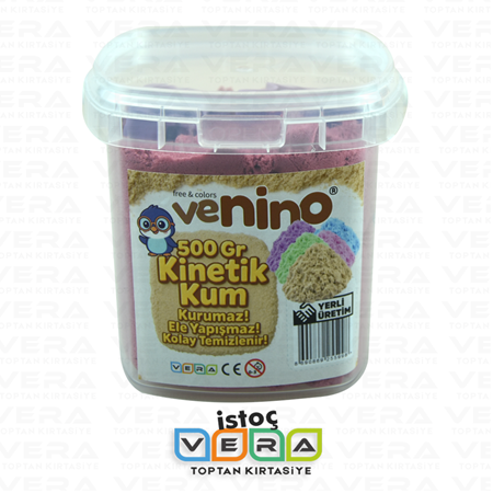 Venino 500 Gr Kırmızı Kinetik Kum - Kalıp Hediyeli 1.Kalite
