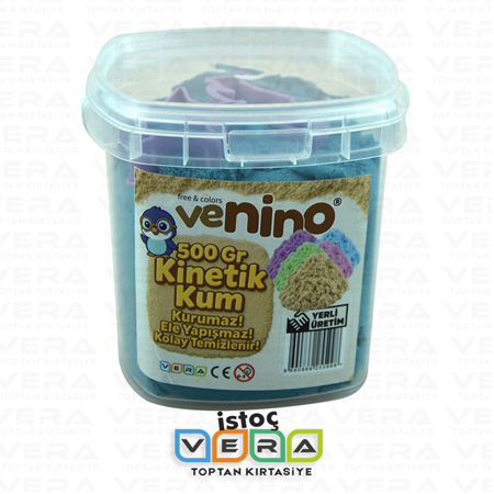 Venino 500 Gr Mavi Kinetik Kum - Kalıp Hediyeli 1.Kalite