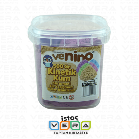 Venino 500 Gr Mor Kinetik Kum - Kalıp Hediyeli 1.Kalite