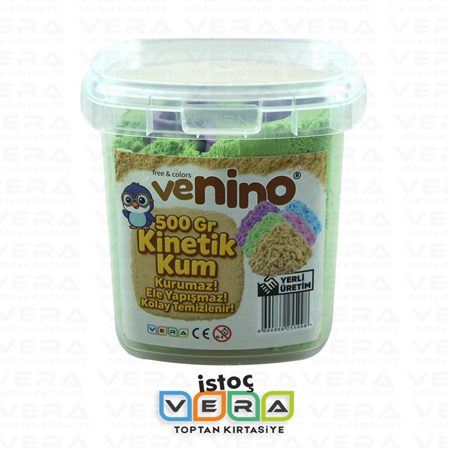 Venino 500 Gr Yeşil Kinetik Kum - Kalıp Hediyeli 1.Kalite