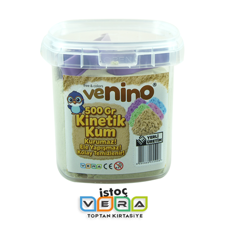 Venino 500 Gr Natural Kinetik Kum - Kalıp Hediyeli 1.Kalite