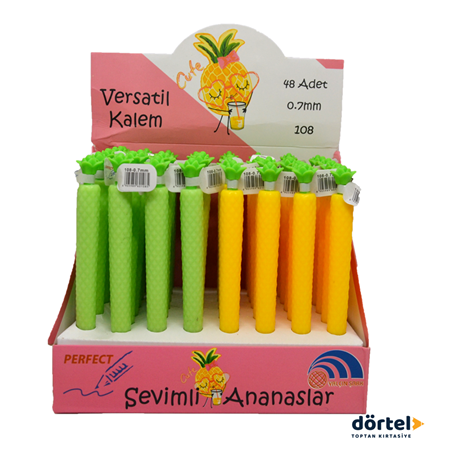 Sevimli Ananaslar Modeli Versatil Kalem 07