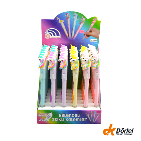 Unicorn Başlıklı Işıklı 0.7 Versatil Kalem