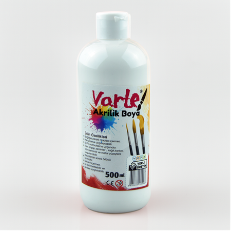 vArte 500 Gr Beyaz Akrilik Boya