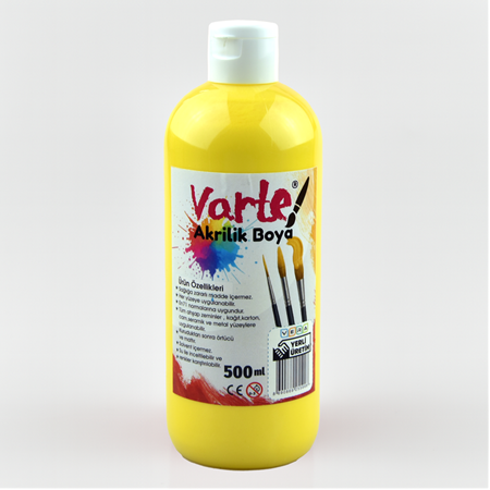 vArte 500 Gr Sarı Akrilik Boya