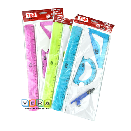 Pegelli Esnek Kırılmaz Cetvel Seti