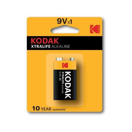 KODAK PİL MAX ALKALİN 9VOLT BLS (K9V-1)- 10 yıl GARANTİLİ !