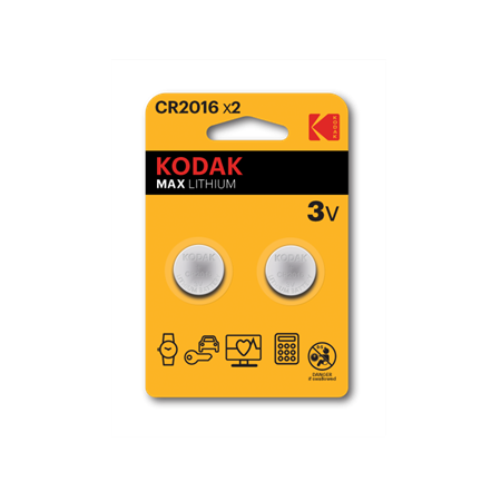KODAK PİL ULTRA LİTYUM 2Lİ (2CR2016)- 10 yıl GARANTİLİ !