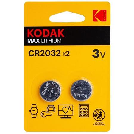 KODAK PİL ULTRA LİTYUM 2Lİ (2CR2032)- 10 yıl GARANTİLİ !