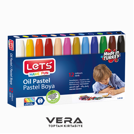 Lets 12 Renk Pastel Boya