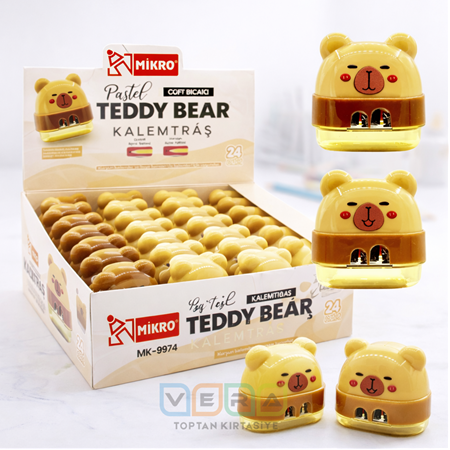 Mikro 9974D CAPİBO ÇİFT BIÇAK KALEMTRAŞ 24 LÜ PAKET