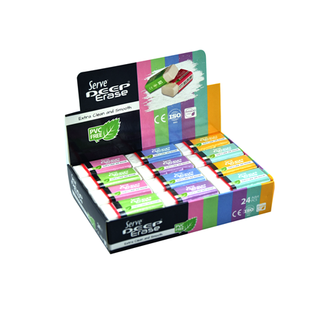 Serve Deep 24 lü Beyaz  Silgi