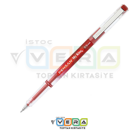 PENSAN My King Jel Metal Klips 0.5 Kırmızı