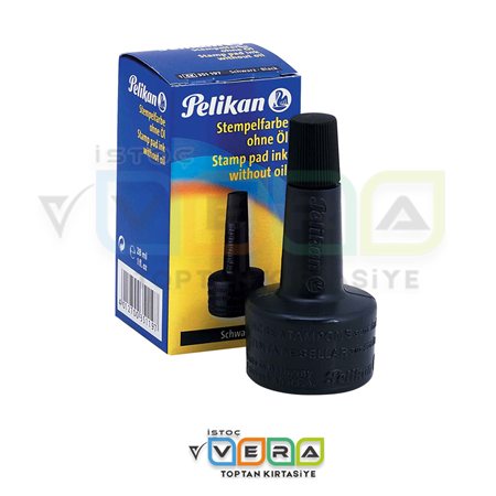 PELİKAN ISTAMPA MÜREKKEBİ SİYAH 30 CC