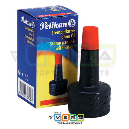 PELİKAN ISTAMPA MÜREKKEBİ KIRMIZI 30 CC