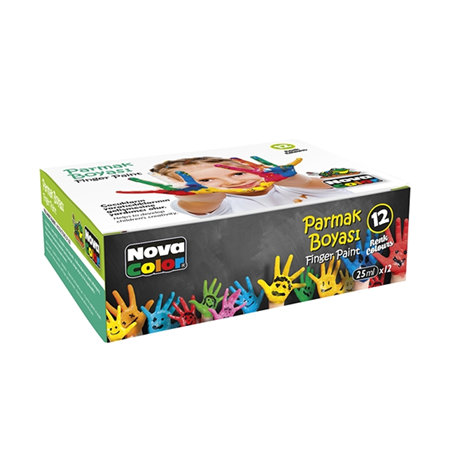 NOVA COLOR PARMAK BOYASI 12Lİ TAKIM