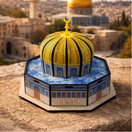 Mescid-i Aksa Ahşap Maketi - Demonte Ürün