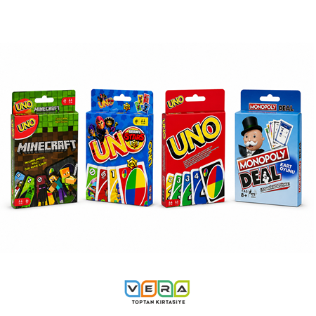 4 Model Karakterli Kart Oyunu 48 li karışık paket