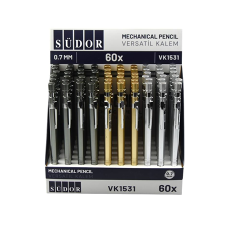 Südor VK 1531 07 Metalik Renkler Versatil Kalem 60 lı stant