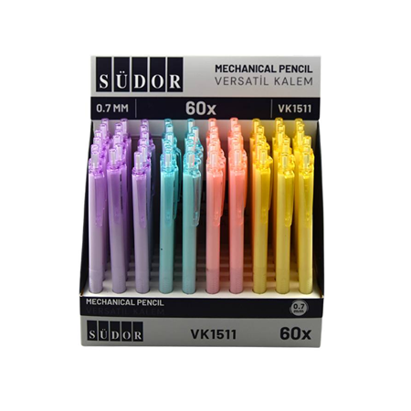 Südor VK 1511 07 Pastel Versatil Kalem 60 lı stant