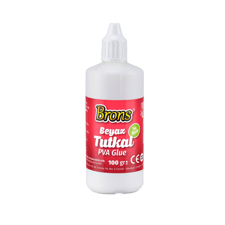 Brons 100 cc Beyaz Tutkal 12 li paket