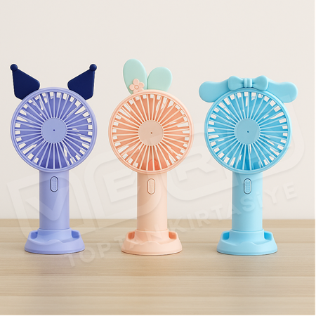 Masaüstü ve el tipi şarjlı Kulaklı Seri Mini fan